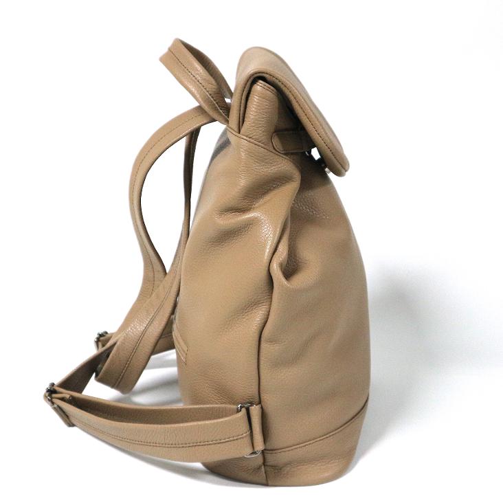 Griesbach – Bobby Rucksack Bag aus strukturiertem Leder Farbe Greige - 0