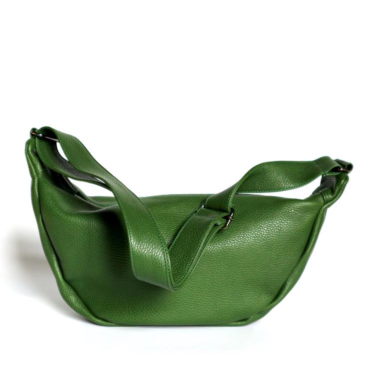Griesbach – Small Mia Bag in strukturiertem Leder Farbe Grün - 0