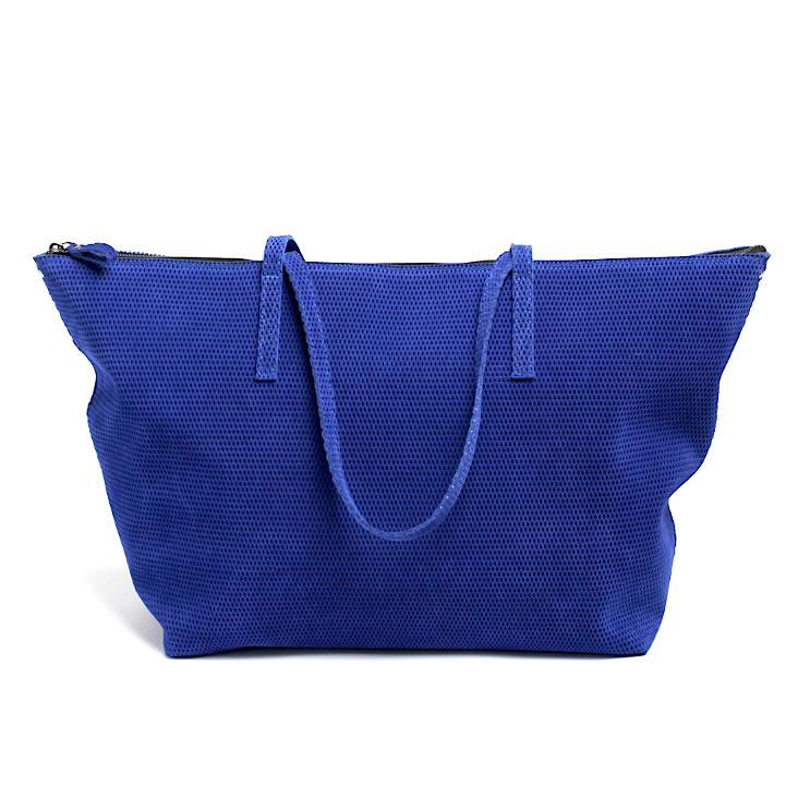 Griesbach – Soley Bag aus perforiertem Veloursleder in Farbe Blau - 1