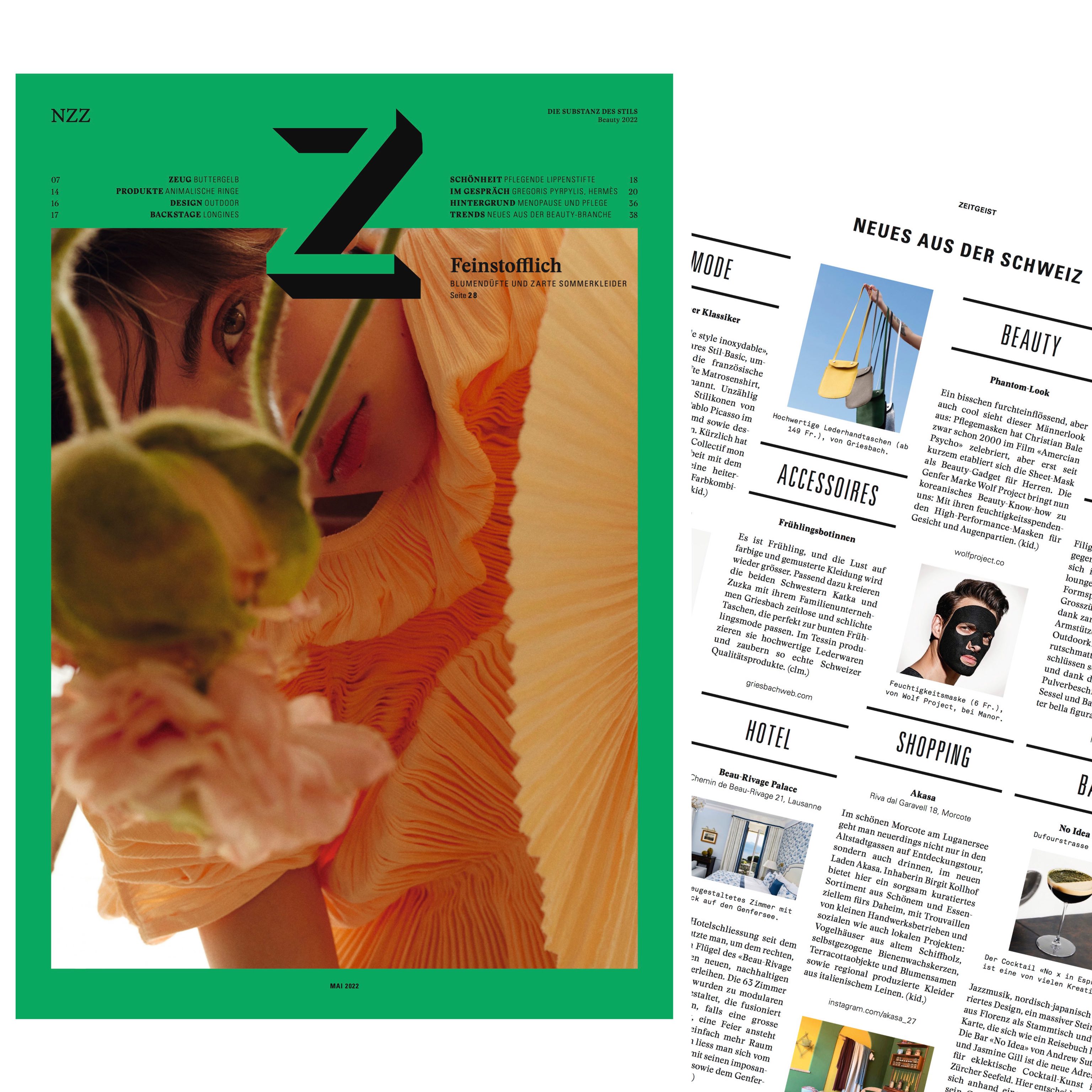 Unsere Phone Bags im Magazin «Z»