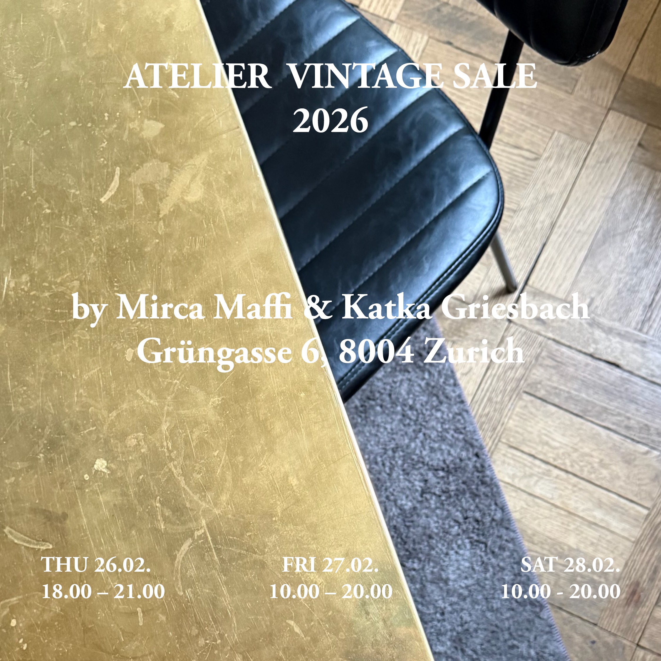 ATELIER VINTAGE SALE 26./27./28. FEBRUAR 2026
