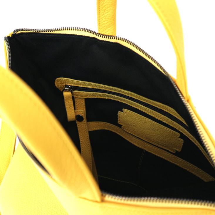 Griesbach – Ada Bag aus strukturiertem Leder Farbe Gelb - 2