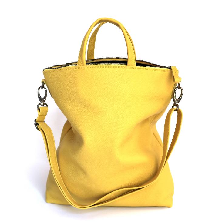 Griesbach – Ada Bag aus strukturiertem Leder Farbe Gelb - 1