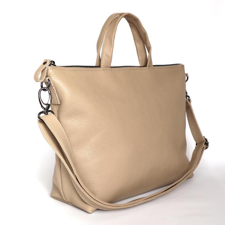 Griesbach – Ada Square Bag aus strukturiertem Leder Farbe Beige - 0