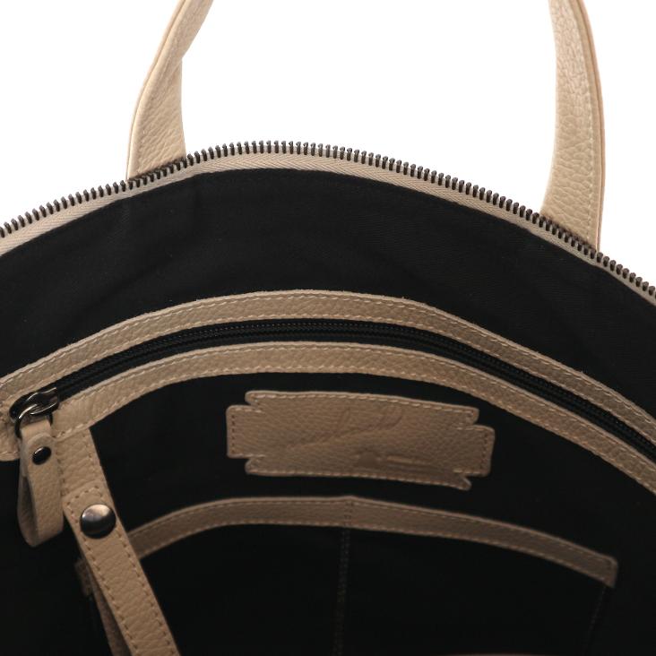 Griesbach – Ada Square Bag aus strukturiertem Leder Farbe Beige - 2