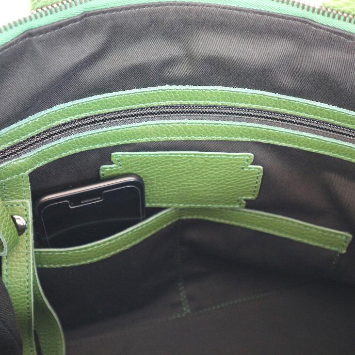 Griesbach – Ada Square Bag aus strukturiertem Leder Farbe Grün - 3