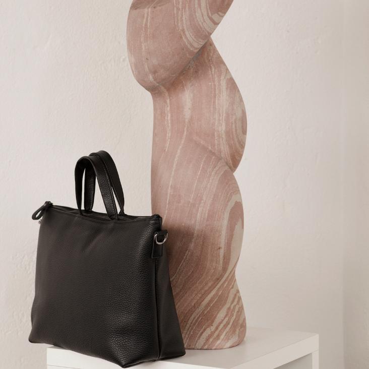 Griesbach – Ada Square Bag aus strukturiertem Leder Farbe Schwarz