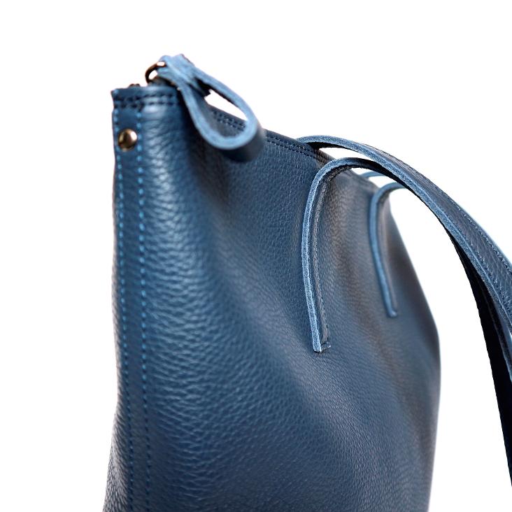 Griesbach – Alondra Bag aus genarbtem Glattleder Farbe Blue Navy - 0