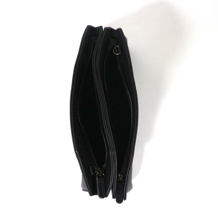 Griesbach - Azra Clutch in strukturiertem Leder Farbe Schwarz - 2