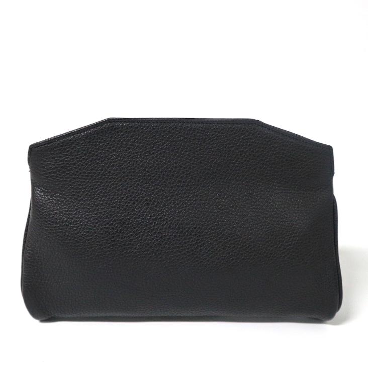 Griesbach - Azra Clutch in strukturiertem Leder Farbe Schwarz - 0