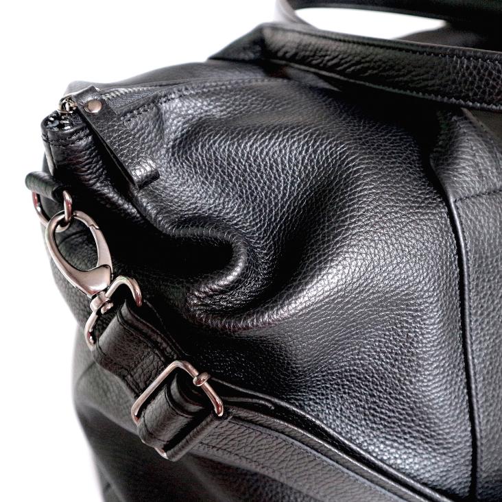 Griesbach – Big Bag aus strukturiertem schwarzem Leder - 1