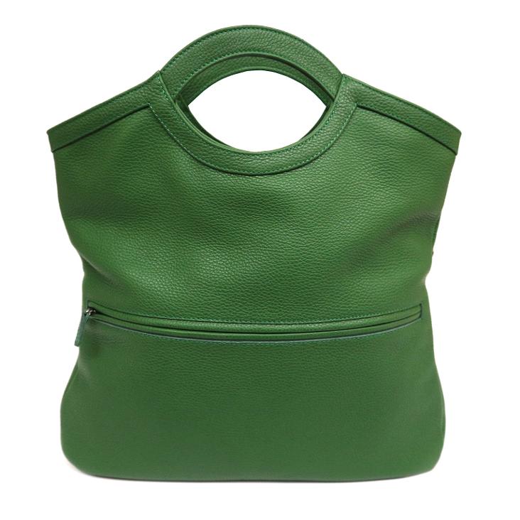 Griesbach – Big Elena Bag aus strukturiertem Leder Farbe Grün - 2