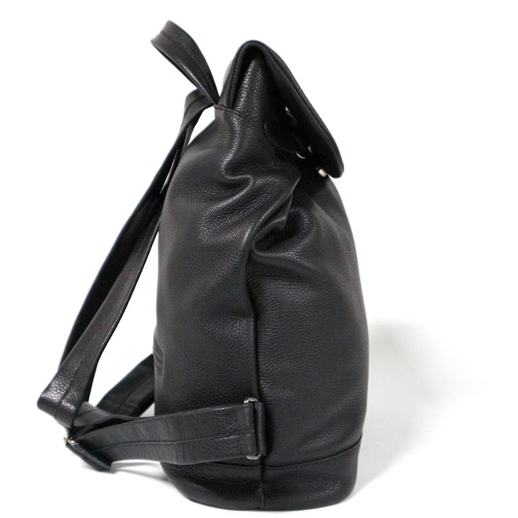 Griesbach – Bobby Rucksack Bag aus schwarzem strukturiertem Leder - 0