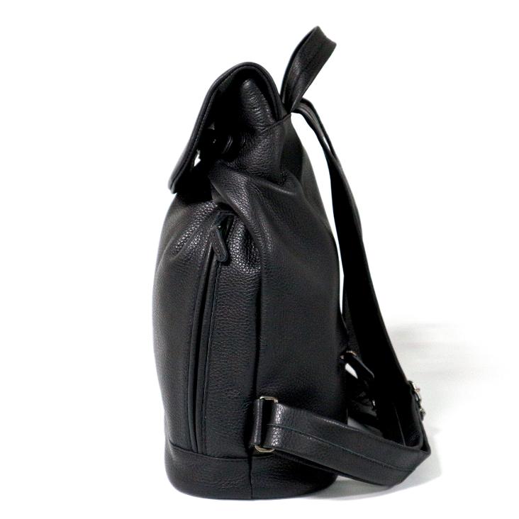 Griesbach – Bobby Rucksack Bag aus schwarzem strukturiertem Leder - 2