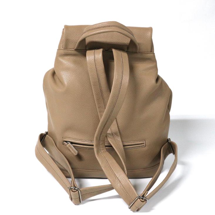 Griesbach – Bobby Rucksack Bag aus strukturiertem Leder Farbe Greige - 1
