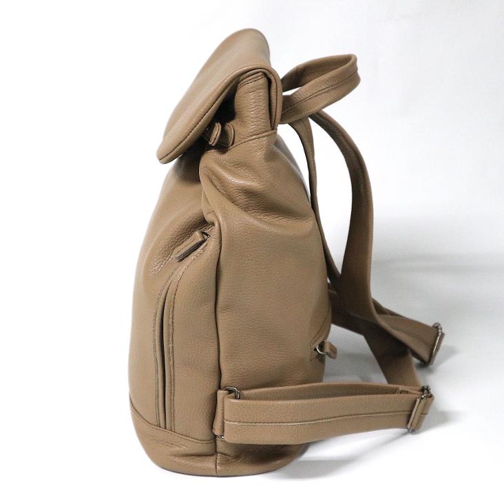 Griesbach – Bobby Rucksack Bag aus strukturiertem Leder Farbe Greige - 2