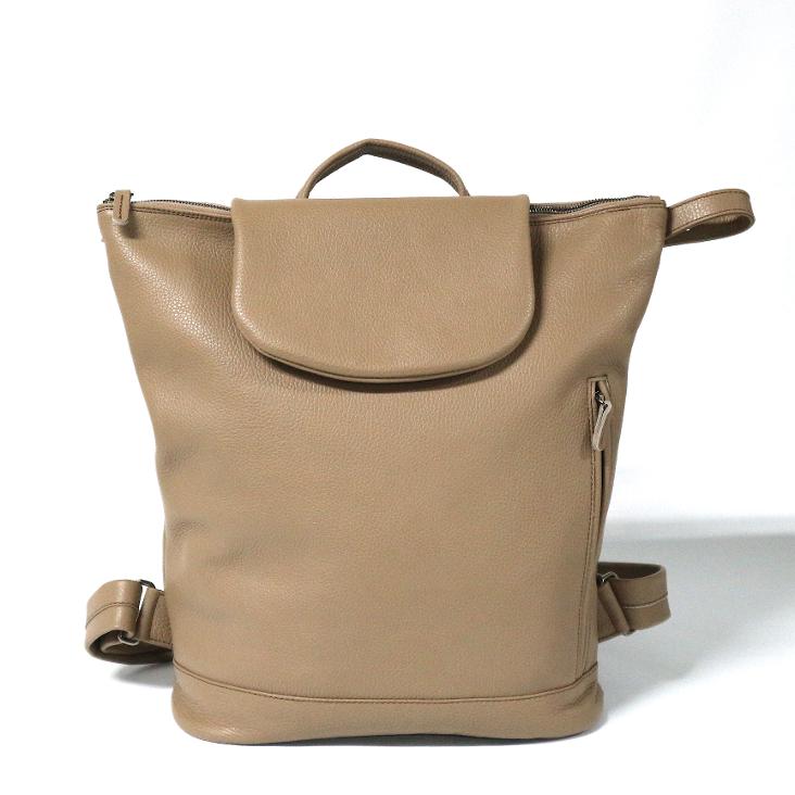 Griesbach – Bobby Rucksack Bag aus strukturiertem Leder Farbe Greige - 3