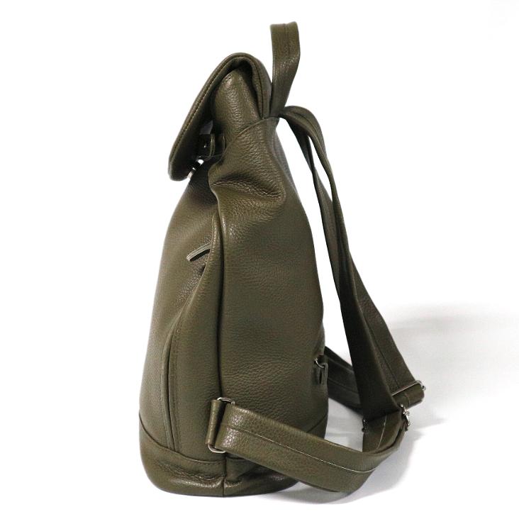 Griesbach – Bobby Rucksack Bag aus strukturiertem Leder Farbe Olivgrün - 2