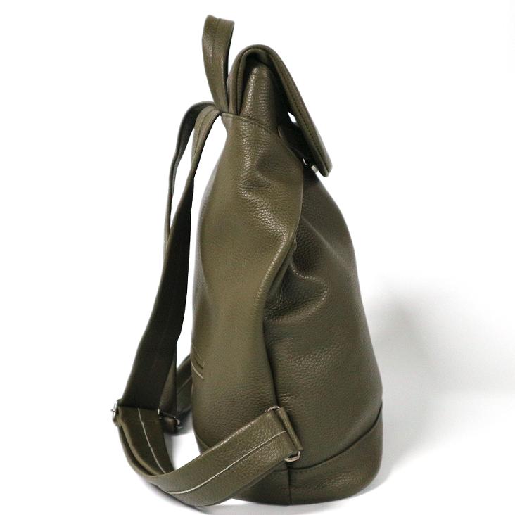 Griesbach – Bobby Rucksack Bag aus strukturiertem Leder Farbe Olivgrün - 0
