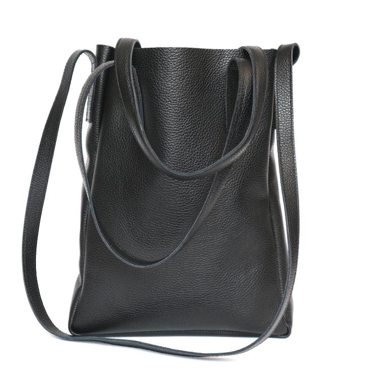 Griesbach – City Tote Bag aus genarbtem Glattleder Farbe Schwarz