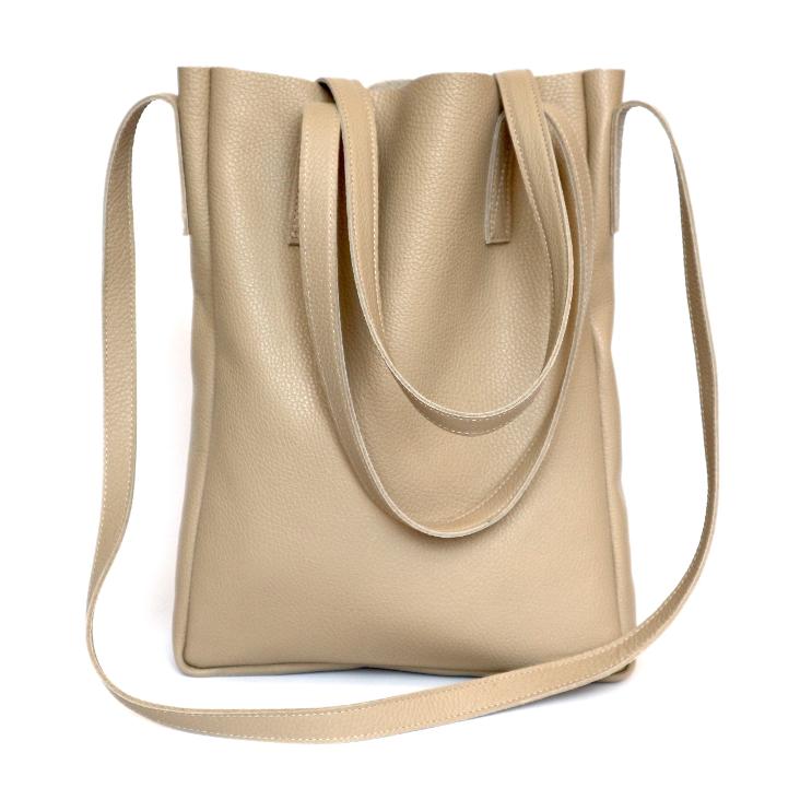 Griesbach – City Tote Bag aus strukturiertem Leder Farbe Beige