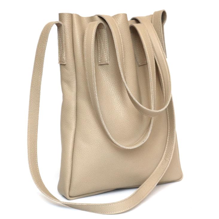 Griesbach – City Tote Bag aus strukturiertem Leder Farbe Beige - 1