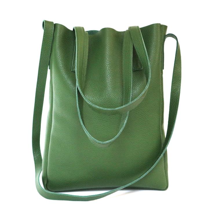 Griesbach – City Tote Bag aus strukturiertem Leder Farbe Grün