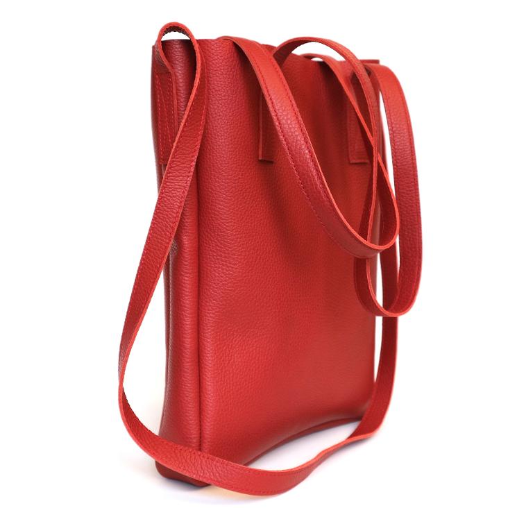 Griesbach – City Tote Bag aus strukturiertem Leder Farbe Rot - 0