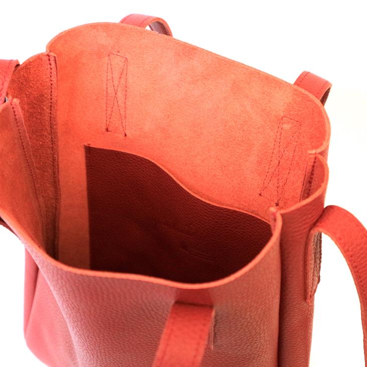 Griesbach – City Tote Bag aus strukturiertem Leder Farbe Rot - 1