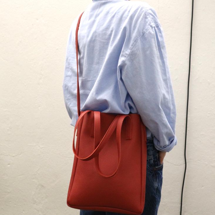 Griesbach – City Tote Bag aus strukturiertem Leder Farbe Rot - 2