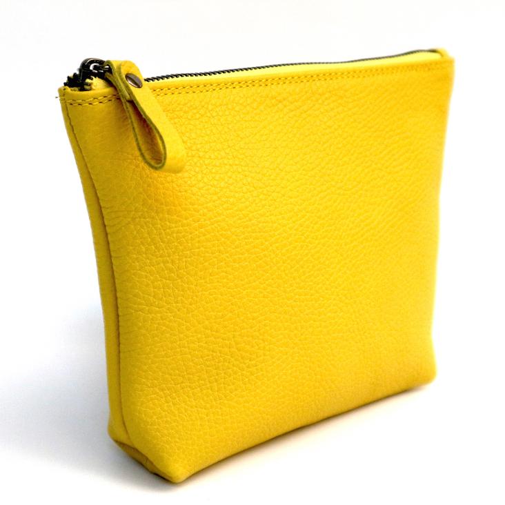 Griesbach – Marina Case aus strukturiertem Leder Farbe Gelb - 0