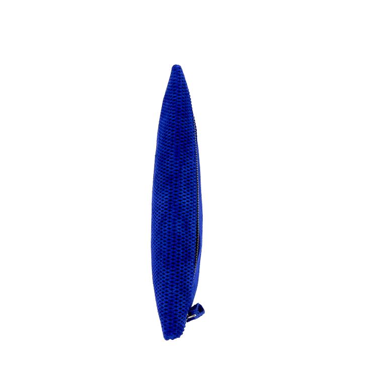Griesbach – Paros Pouch in perforiertem Veloursleder Farbe Blau - 2