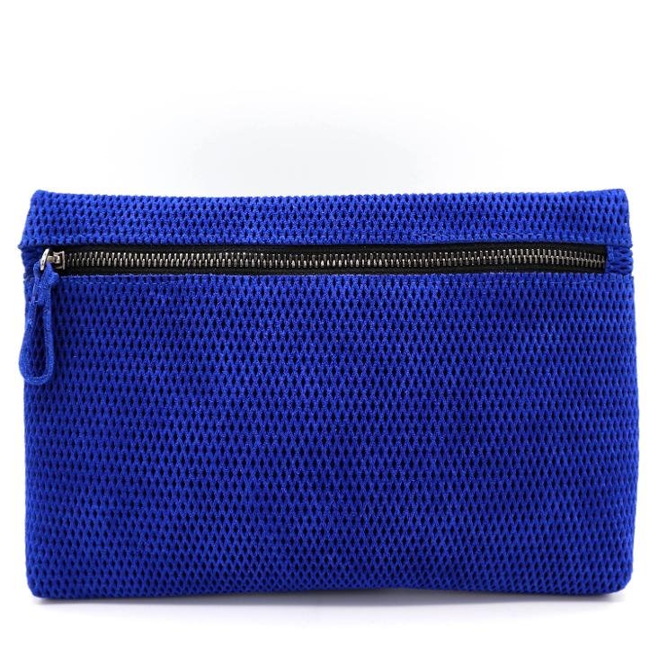 Griesbach – Paros Pouch in perforiertem Veloursleder Farbe Blau