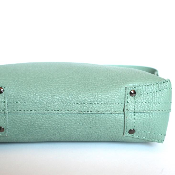 Griesbach – Pepita Bag aus genarbtem Glattleder Farbe Ice-Blue - 0
