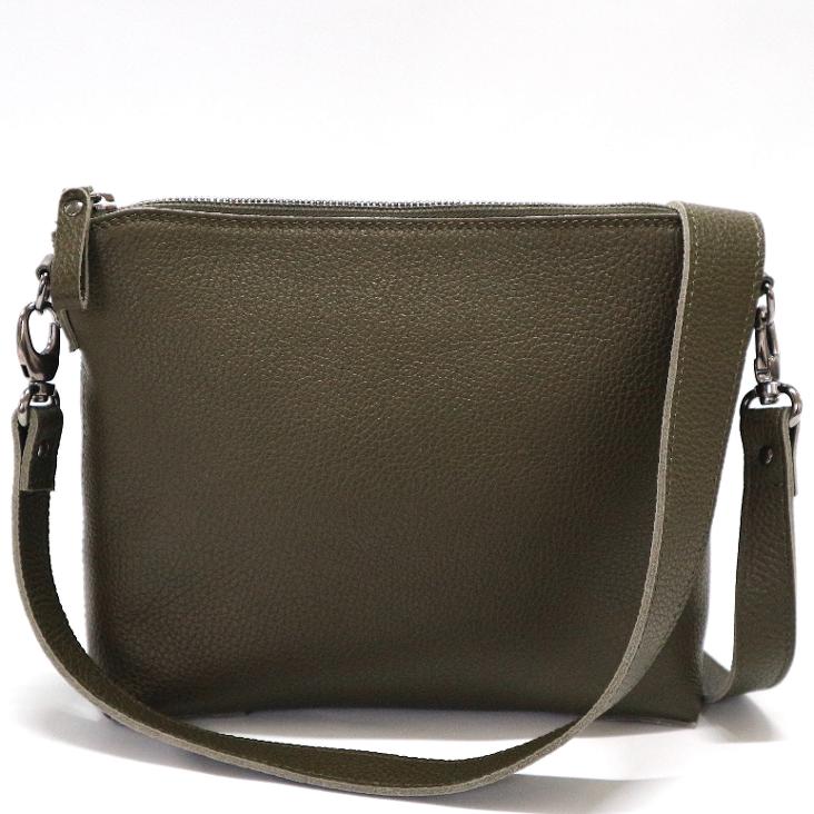 Griesbach – Pepita Bag aus genarbtem Glattleder Farbe Olivgrün