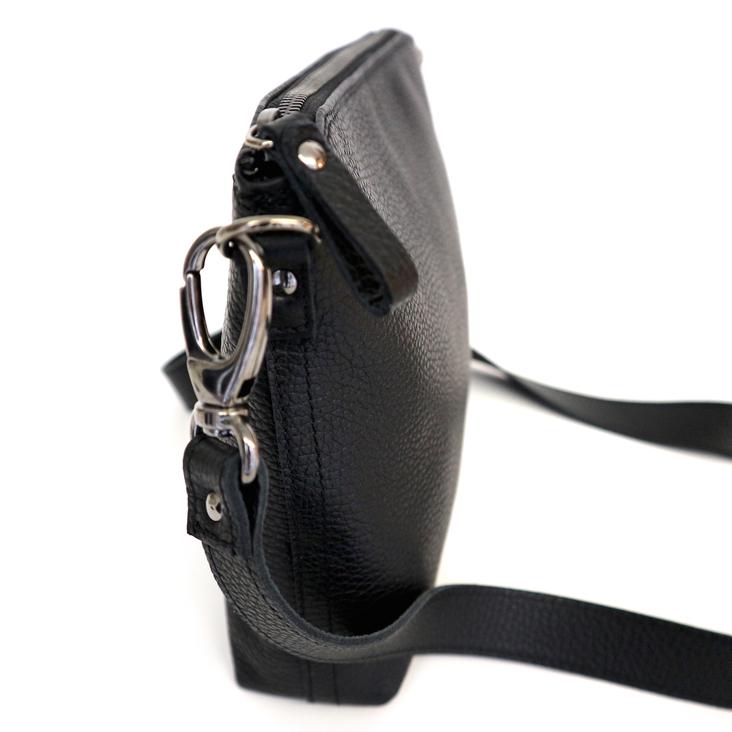Griesbach – Pepita Bag aus schwarzem genarbtem Glattleder - 1