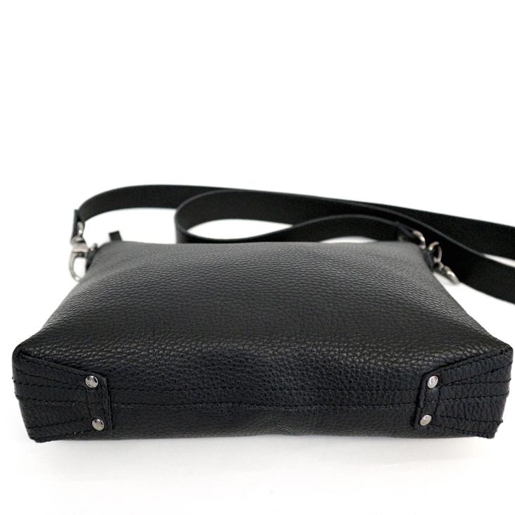 Griesbach – Pepita Bag aus schwarzem genarbtem Glattleder - 0