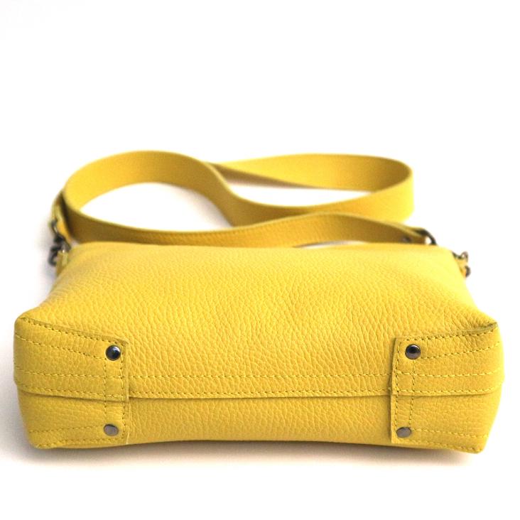 Griesbach – Pepita Bag aus strukturiertem Leder Farbe Gelb - 1