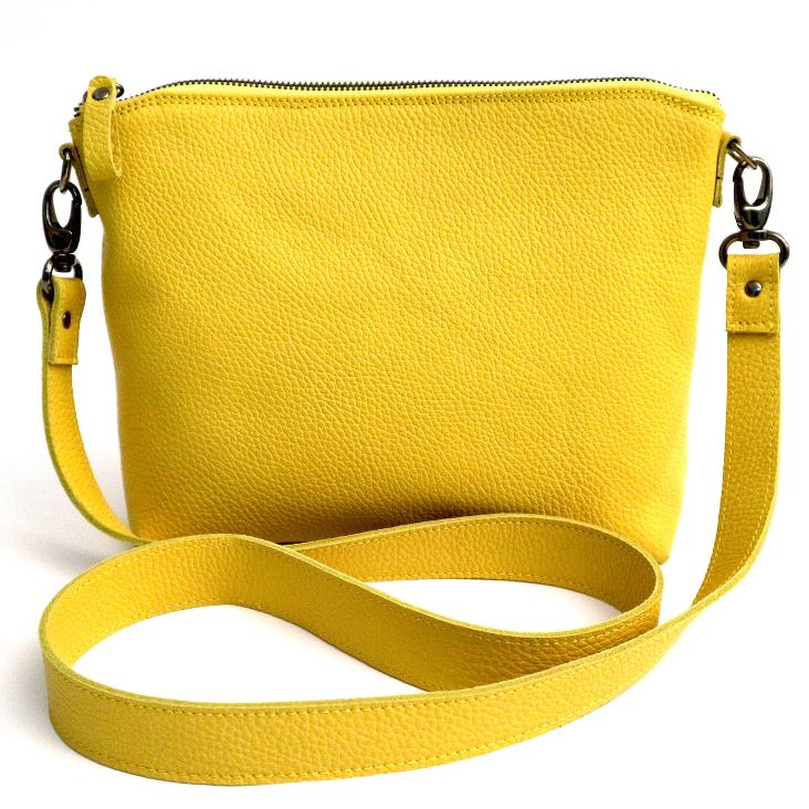 Griesbach – Pepita Bag aus strukturiertem Leder Farbe Gelb