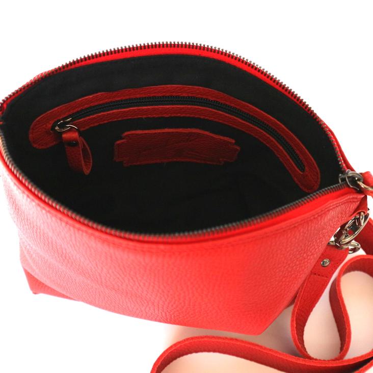 Griesbach – Pepita Bag aus strukturiertem Leder Farbe Rot - 3