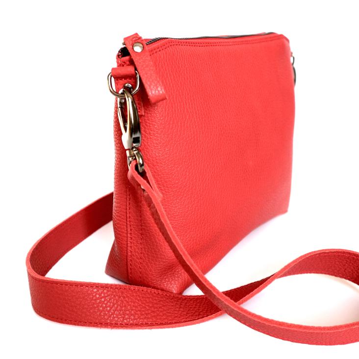 Griesbach – Pepita Bag aus strukturiertem Leder Farbe Rot - 1