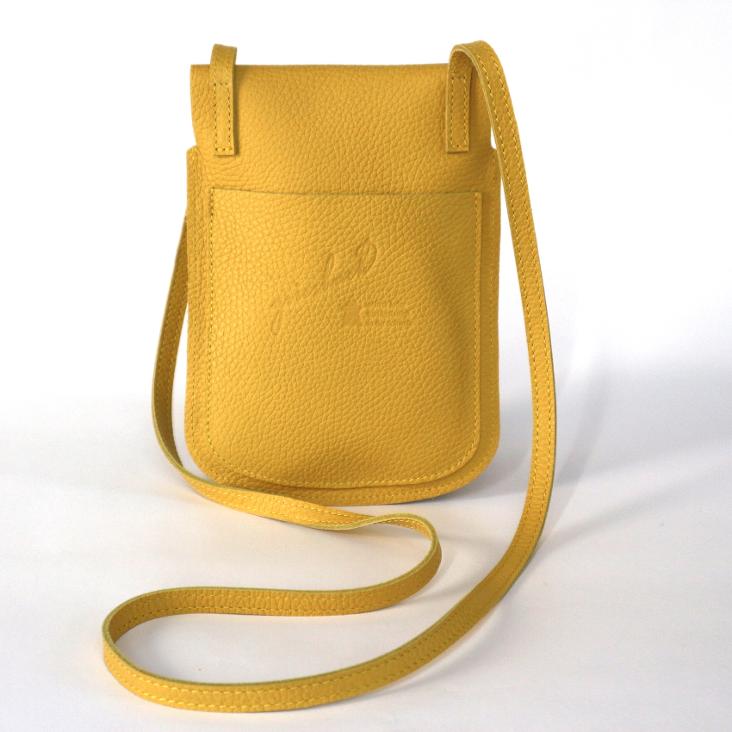 Griesbach – Phone Bag aus strukturiertem Leder Farbe Gelb - 0