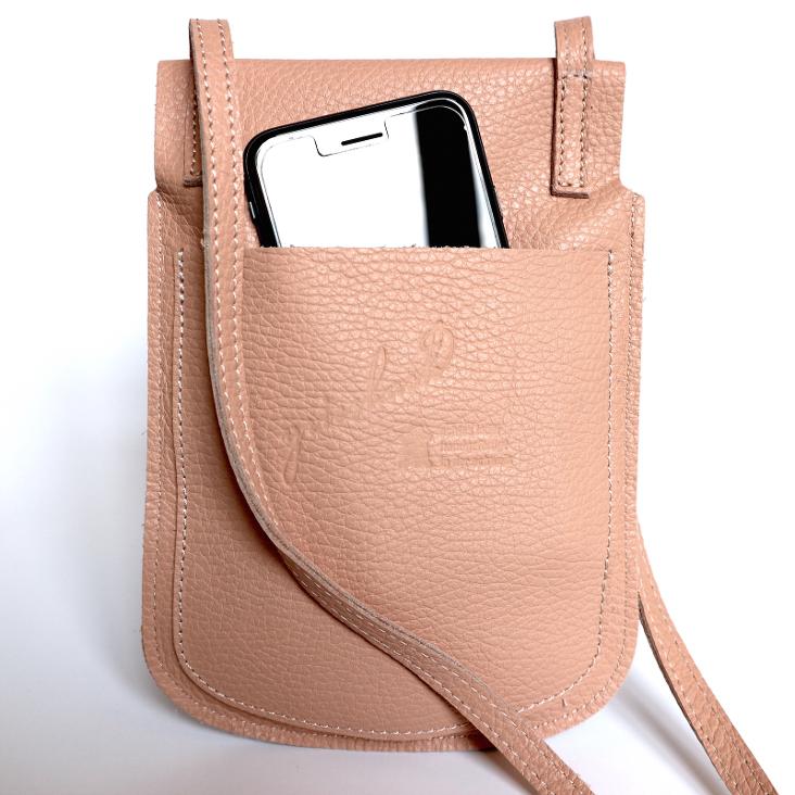 Griesbach – Phone Bag aus strukturiertem Leder Farbe Rosa - 1