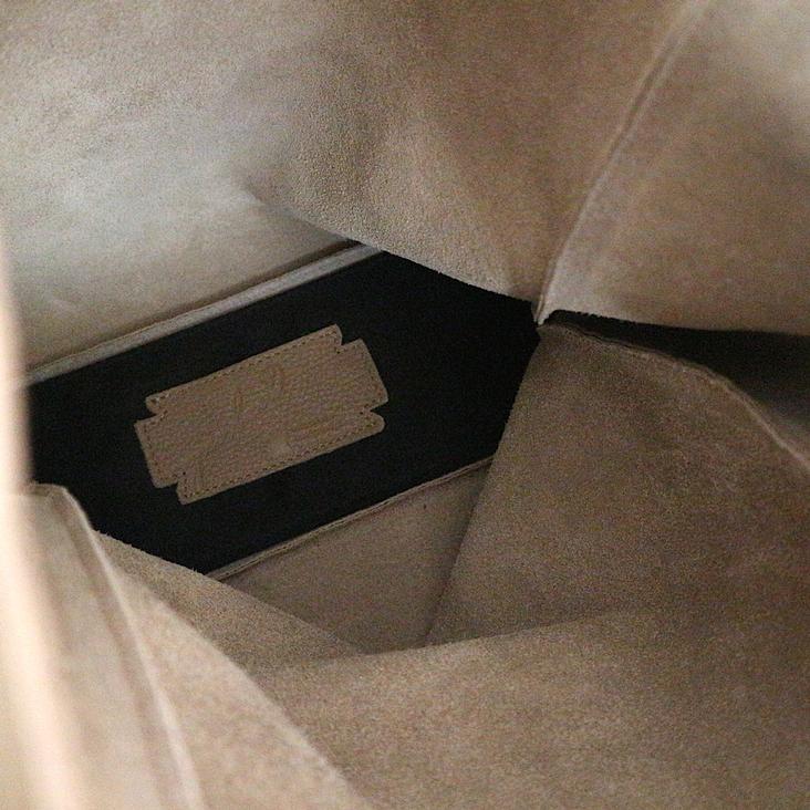 Griesbach – Simple Tote Bag aus strukturiertem Leder Farbe Greige - 1