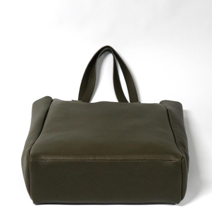 Griesbach – Simple Tote Bag aus strukturiertem Leder Farbe Olivgrün - 3