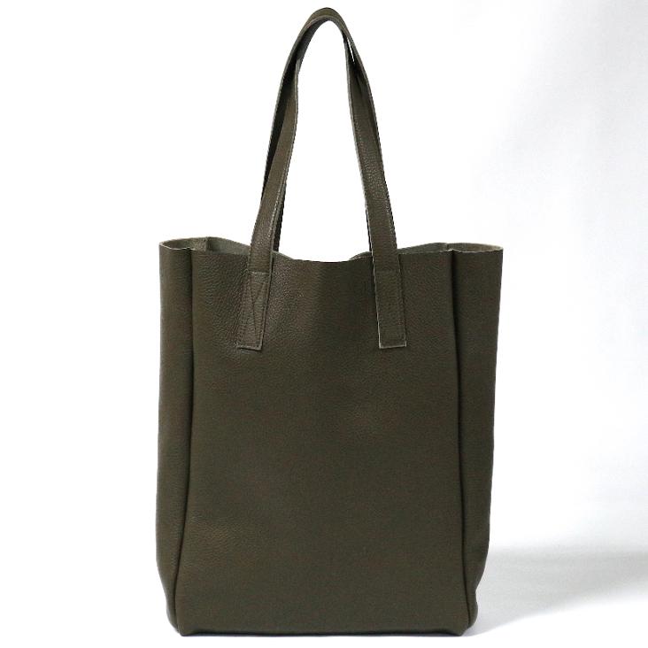 Griesbach – Simple Tote Bag aus strukturiertem Leder Farbe Olivgrün - 0