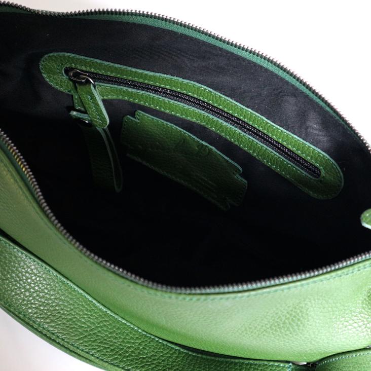 Griesbach – Small Mia Bag in strukturiertem Leder Farbe Grün - 4