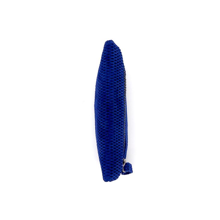 Griesbach – Small Paros Pouch in perforiertem Veloursleder Farbe Blau - 2