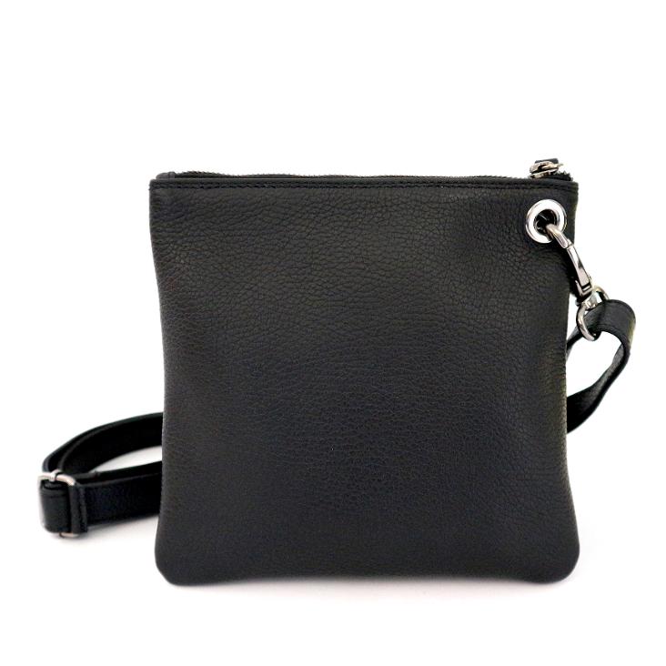 Griesbach – Sporty Pocket Bag aus schwarzem strukturiertem Leder - 1