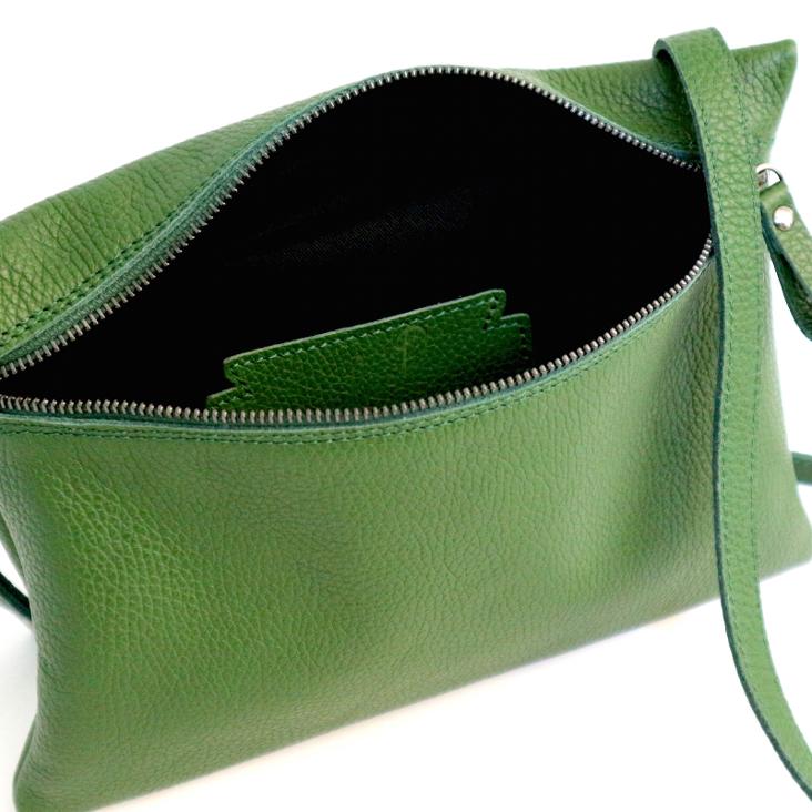 Griesbach – Sunny Bag aus strukturiertem Leder Farbe Grün - 0